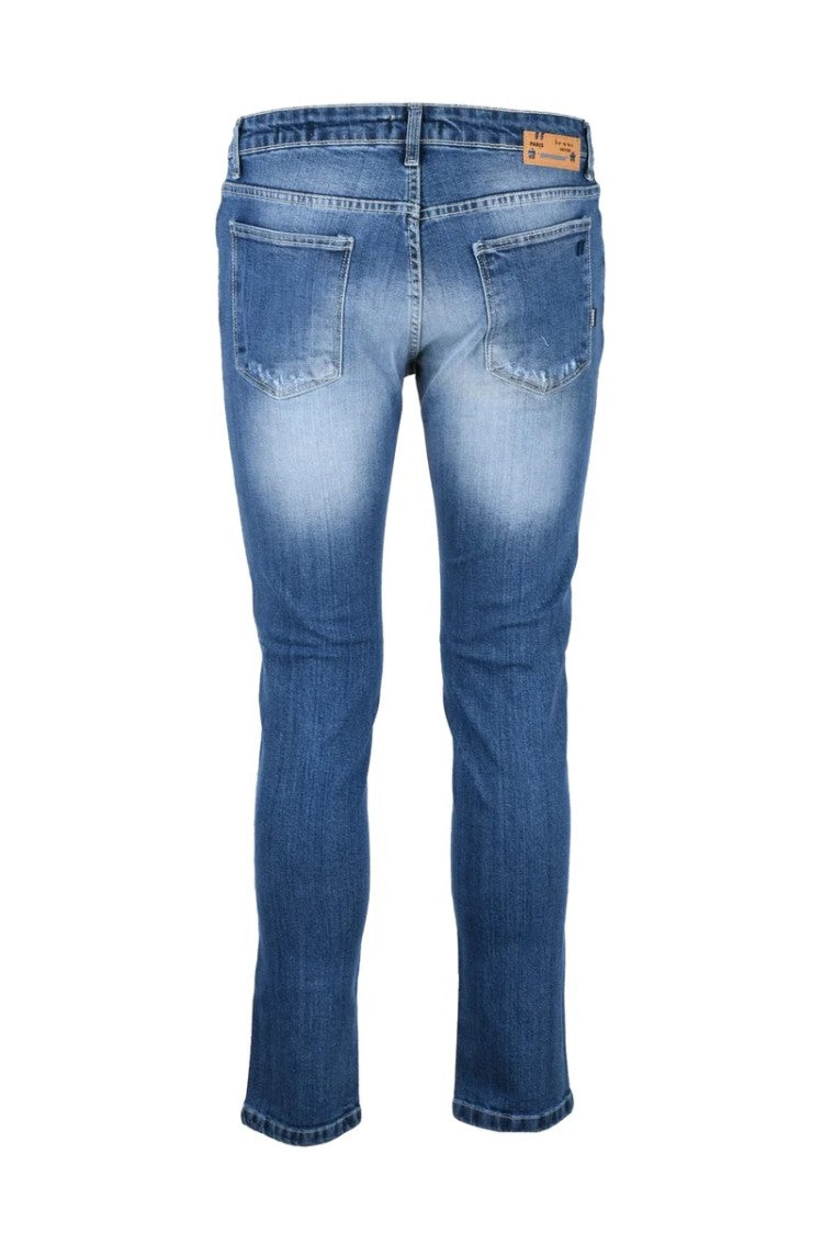 Daniele Alessandrini Cotton Stretch Jeans - Blue