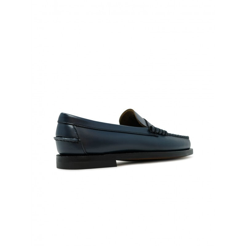 Sebago Dan Pigment Brilliant Blue Leather Loafers