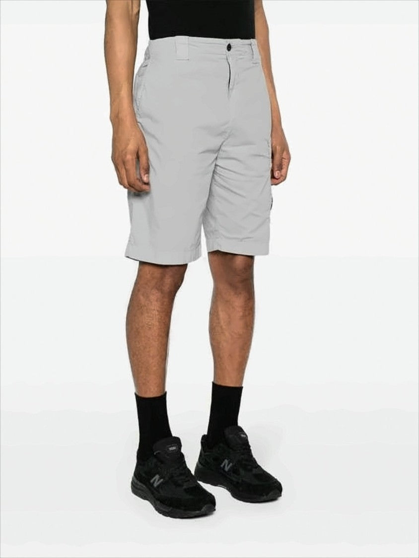 C.P. Company Mid-Thigh Length Shorts With Unique Side Pocket Detail