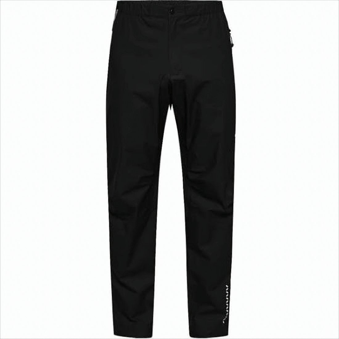 Haglöfs Straight Black Pants With Design