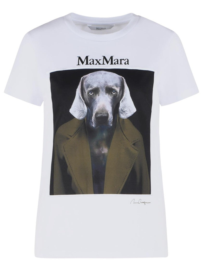 Max Mara White Cotton Calca Sweatshirt