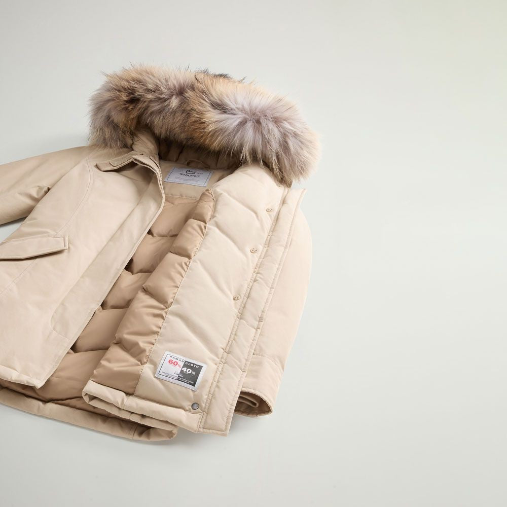 Woolrich Arctic Raccoon Parka With Detachable Fur Trim