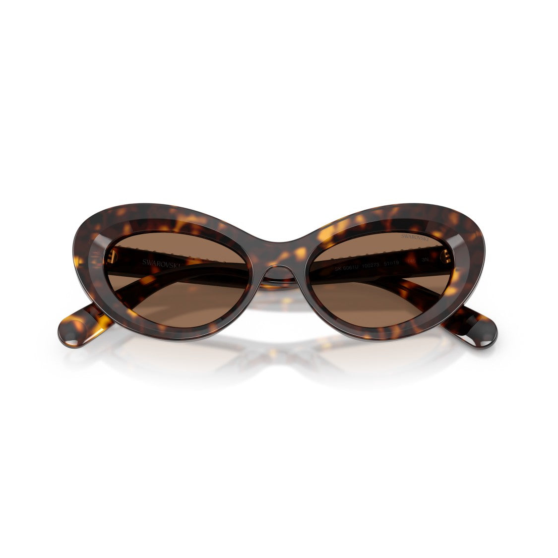 Swarovski 0Sk6061u Cat-Eye Sunglasses With Tortoiseshell Acetate Frame