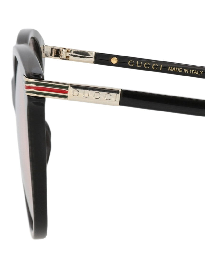 Gucci Round-Frame Recycled Acetate Sunglasses