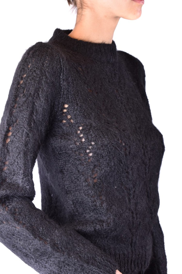 Dondup Cable Knit Sweater With Ribbed Details