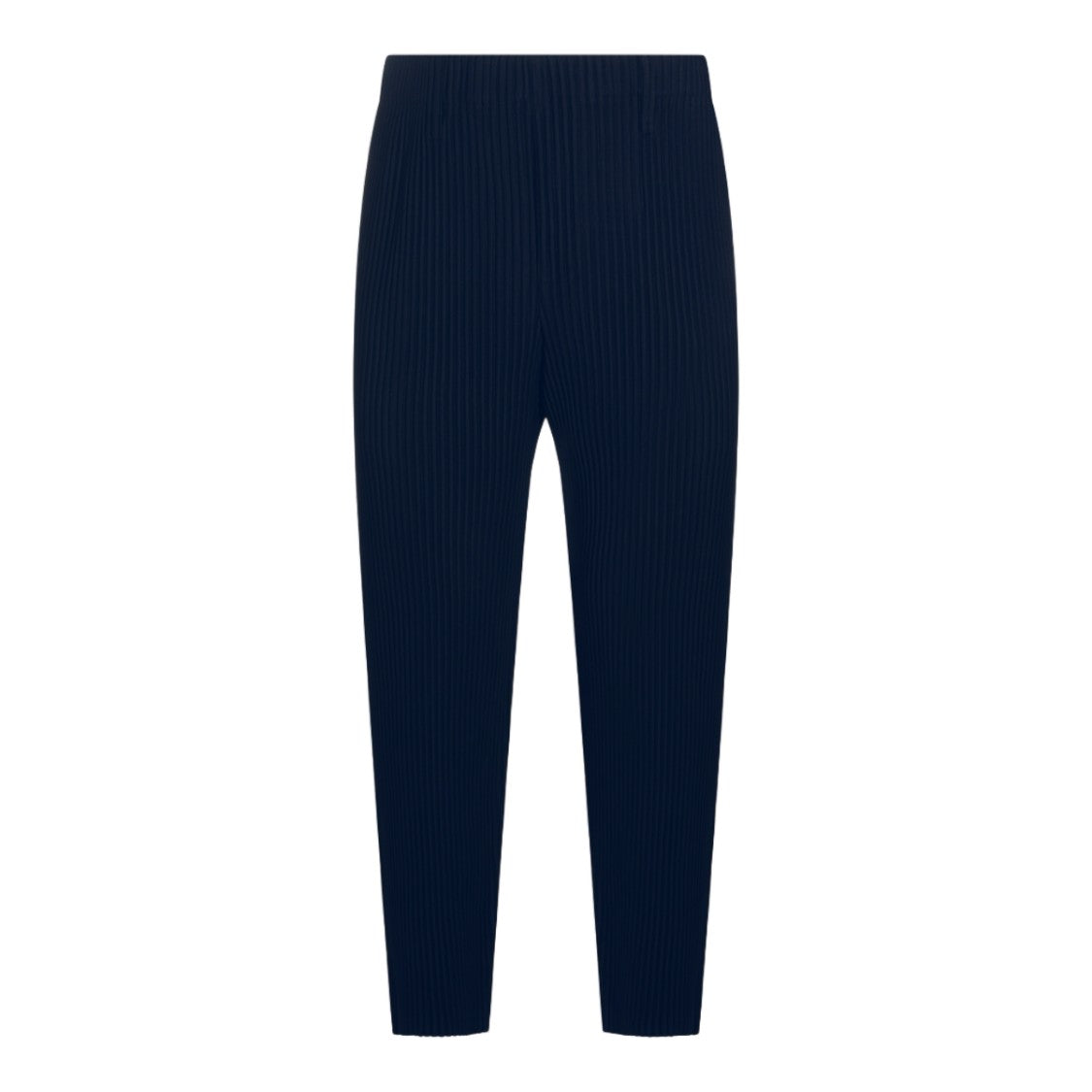 Homme Plissé Issey Miyake High-Waisted Tapered Trousers With Pleated Design