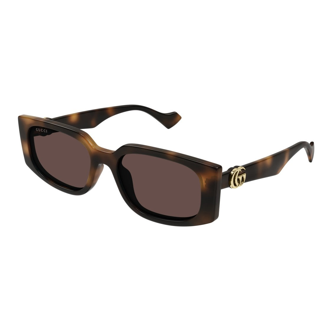 Gucci Gg1534s Tortoiseshell Pattern Oversized Sunglasses