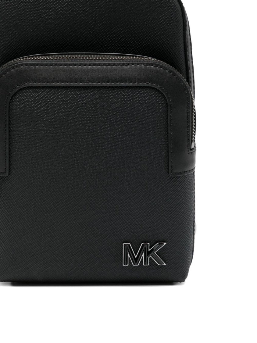 Michael Kors Black Edison Logo Slingpack Shoulder Bag