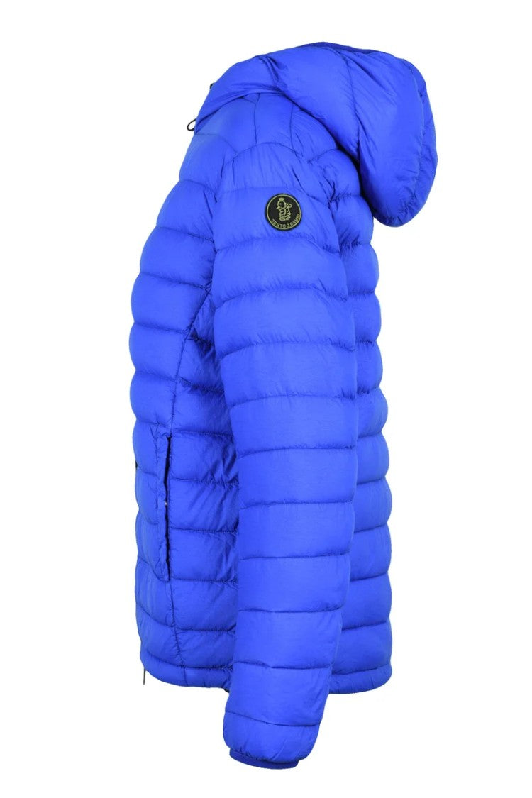 Centogrammi Down Jacket With Zip - Royal Blue