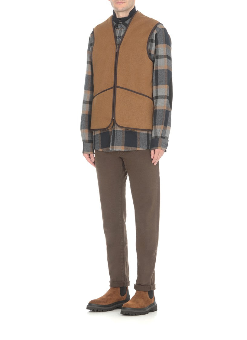 Barbour Brown Sleeveless Jacket