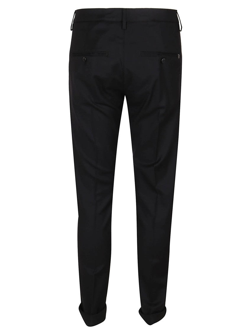 Dondup Low-Rise Black Trousers