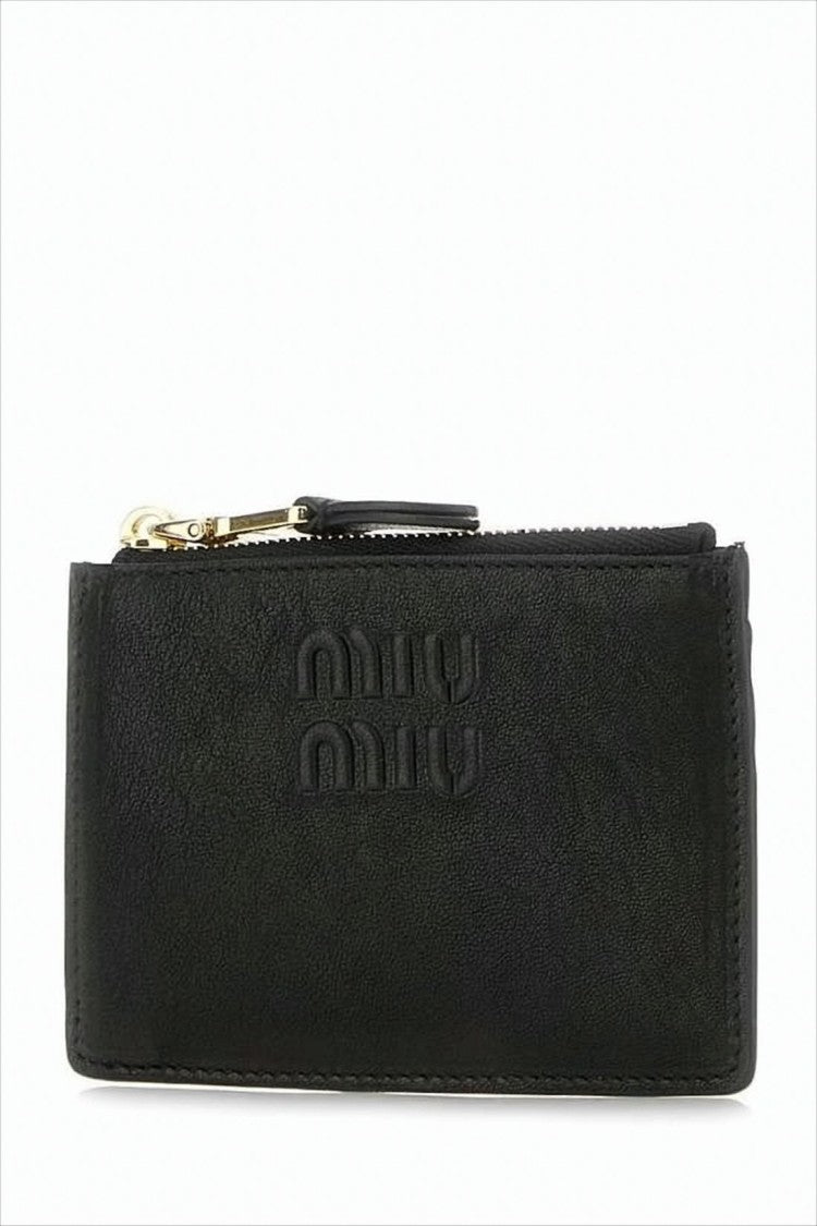 Miu Miu Rectangular Nappa Leather Wallet