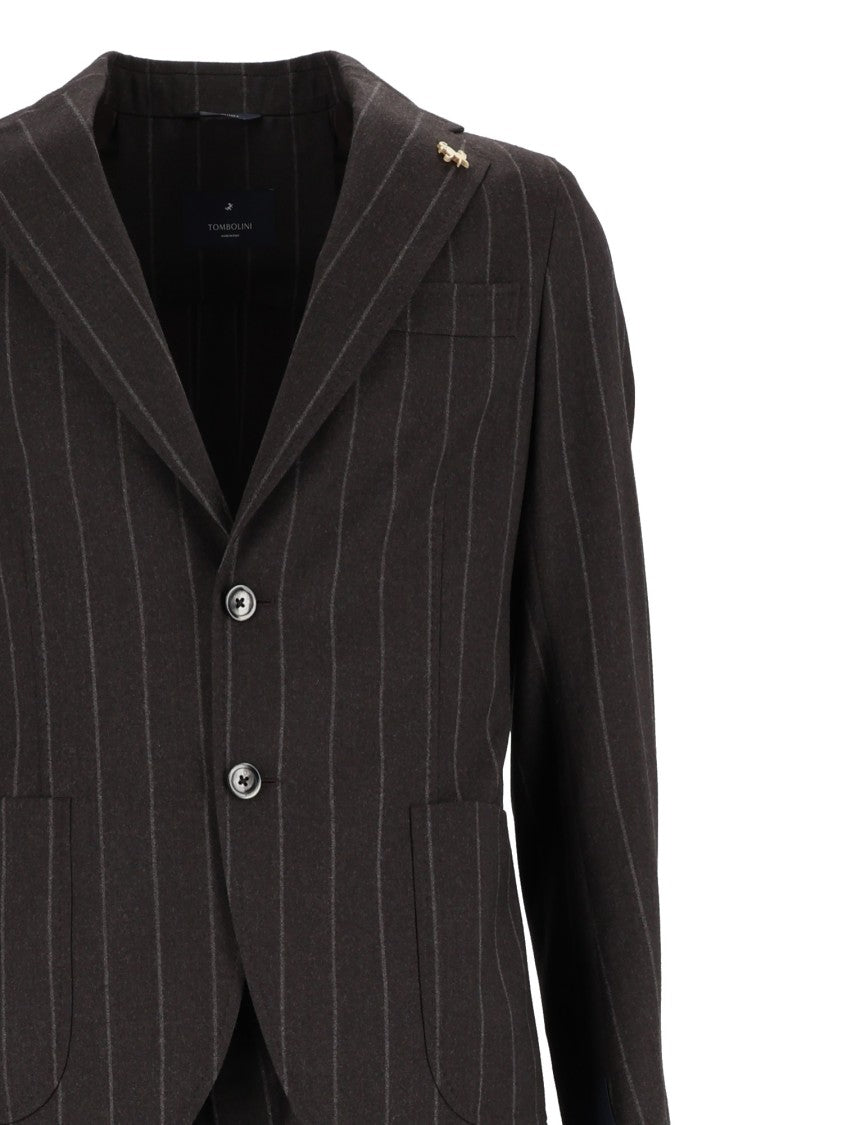 Tombolini Black Dream Pinstripe Two-Piece Suit