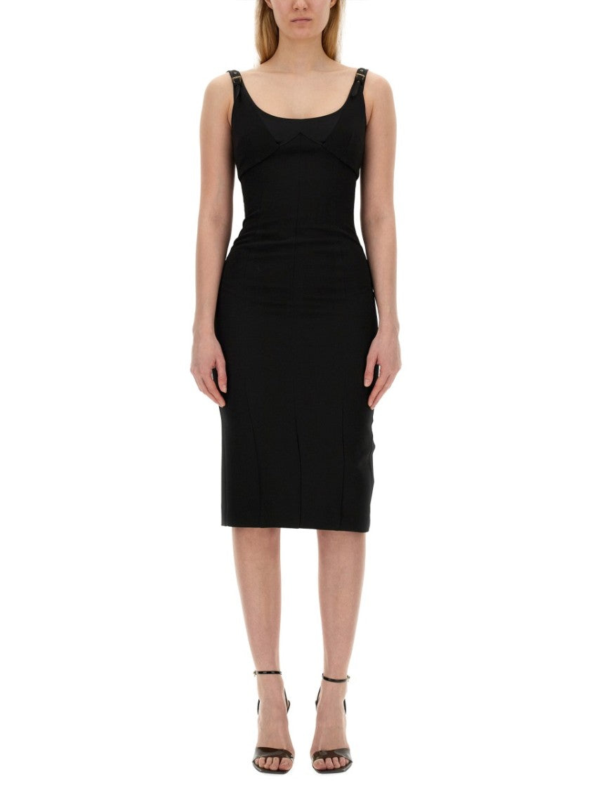 Versace Jeans Couture Dress With Buckles