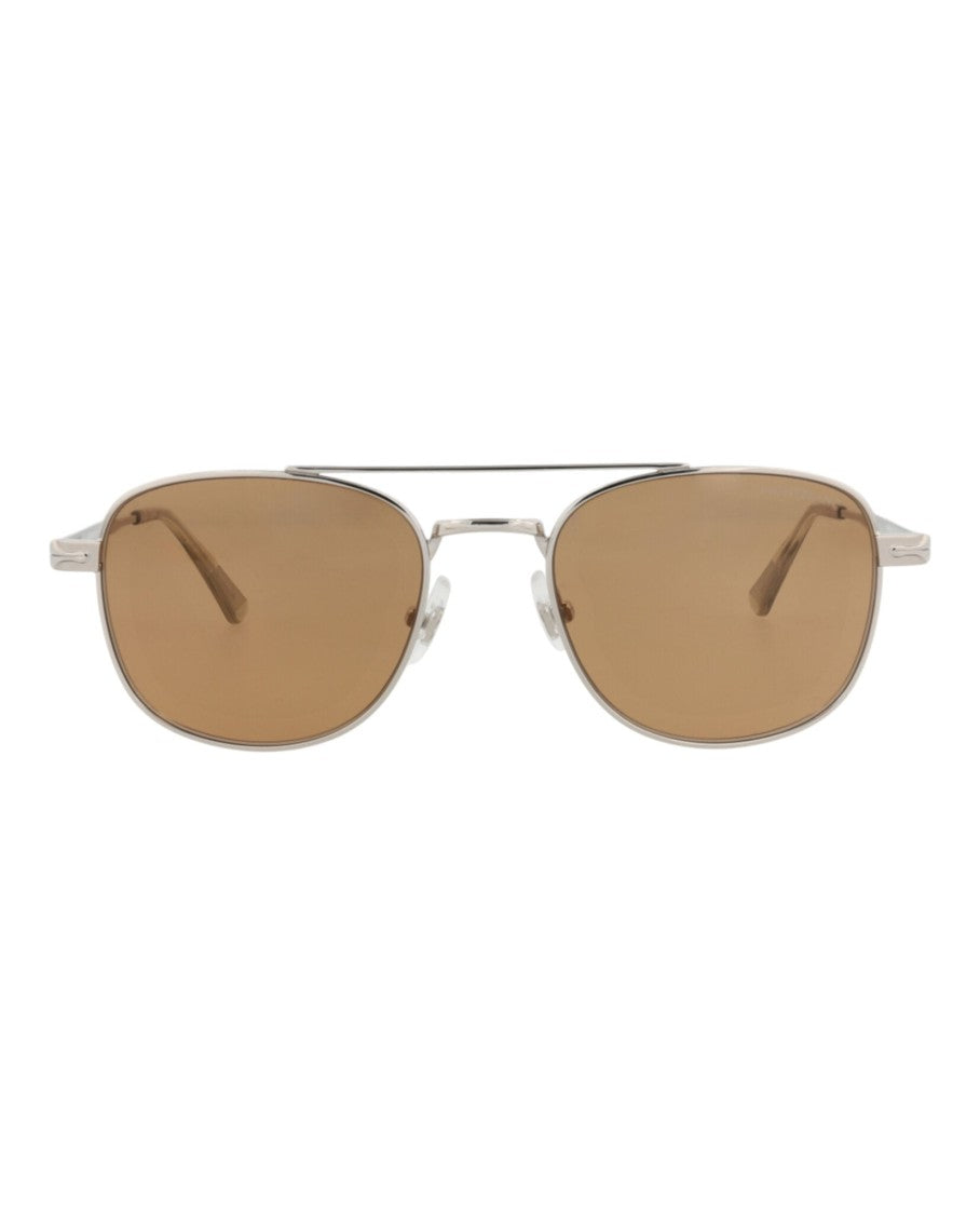 Montblanc Aviator-Frame Metal Sunglasses