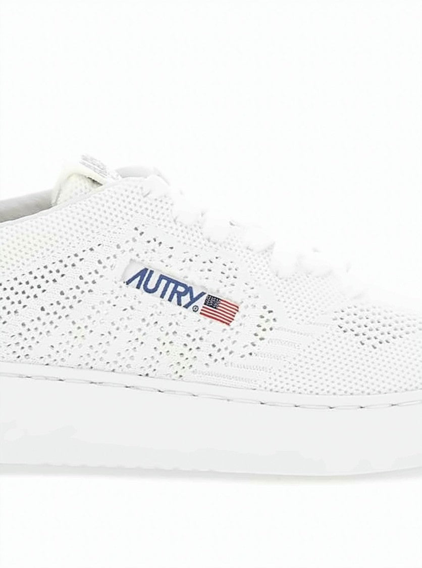 Autry Perforated Low-Top Sneakers With Subtle Branding