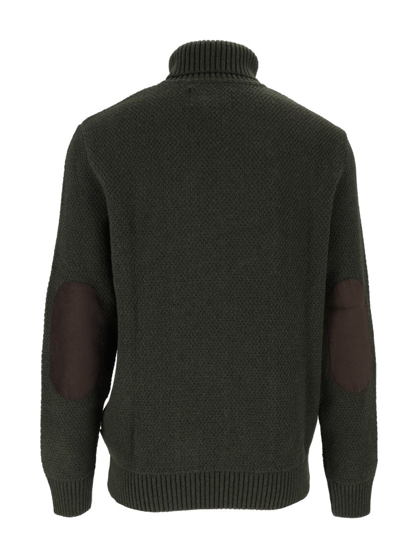 Barbour Textured Cable-Knit Wool Rollneck Sweater
