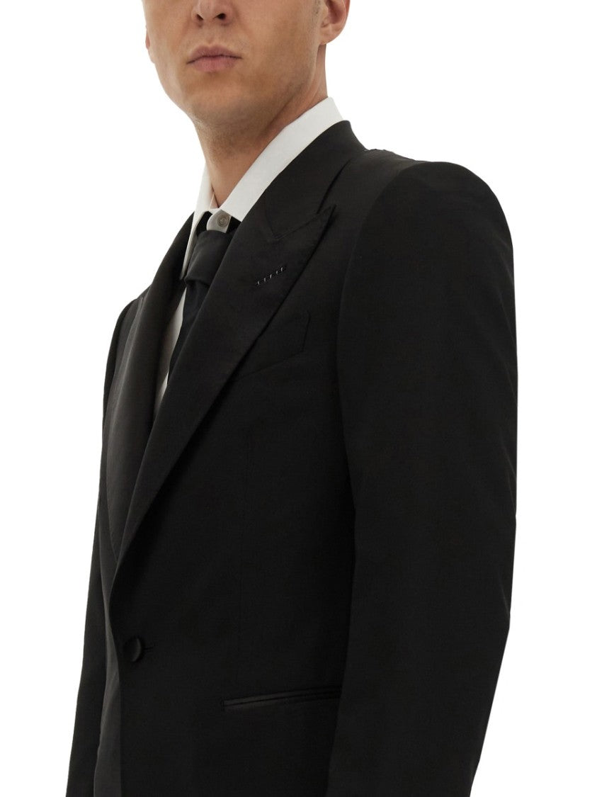 Tom Ford Tailored Black Wool Suit