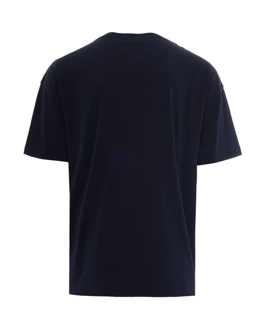 A.P.C. Straight-Cut Dark Navy T-Shirt With Logo Detail