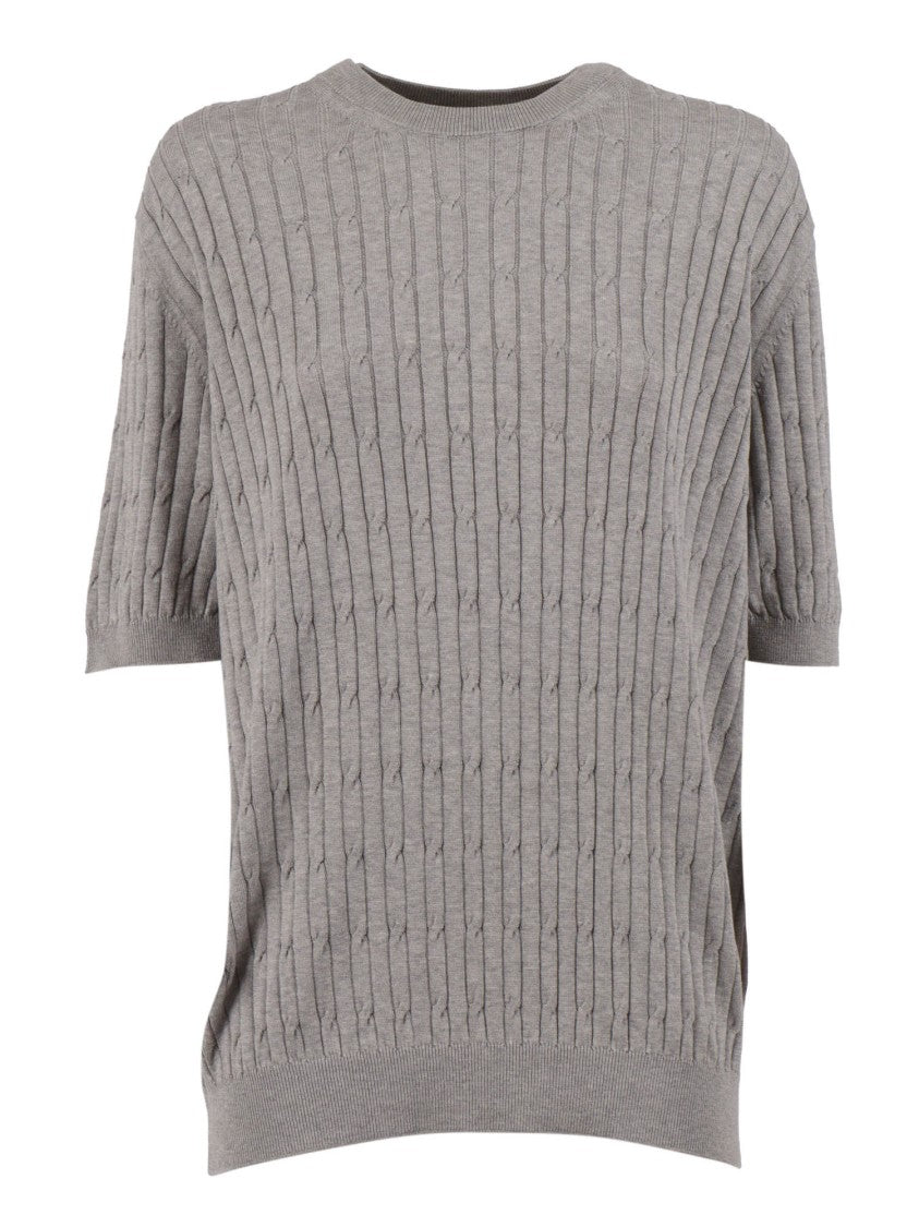 Peserico Textured Cable Knit Sweater