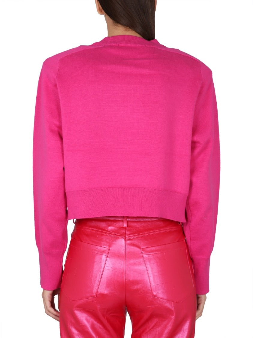 Rotate Birger Christensen Vibrant Cropped Sweatshirt