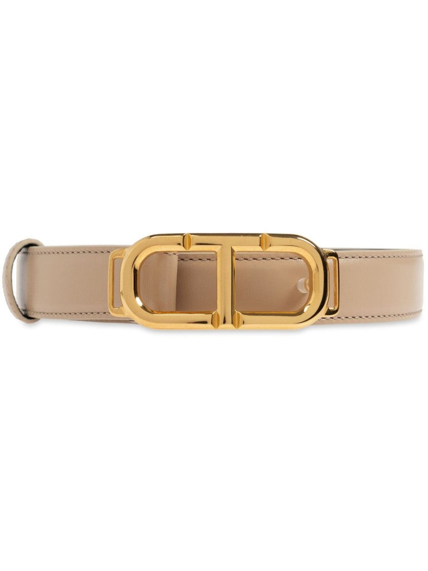 Tom Ford Beige Calf Leather Belt