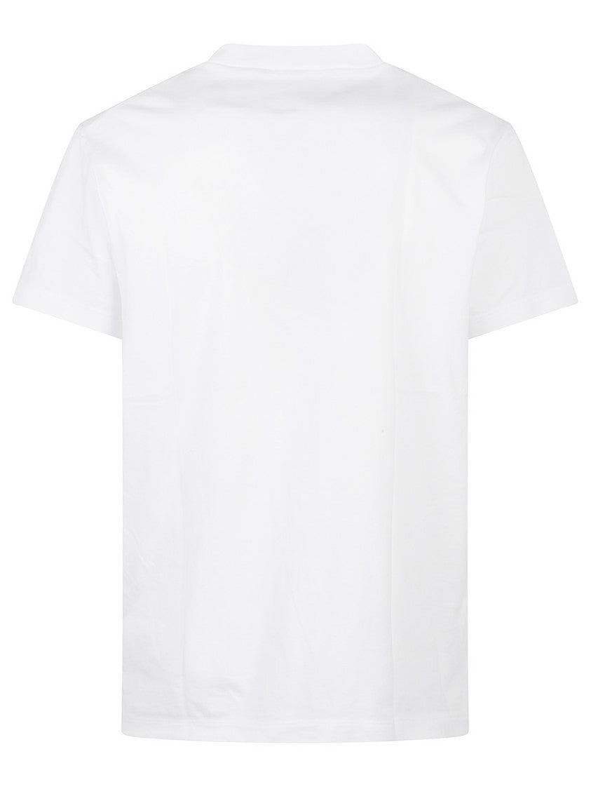 Dsquared2 White Cotton Tee With Subtle Logo Detail