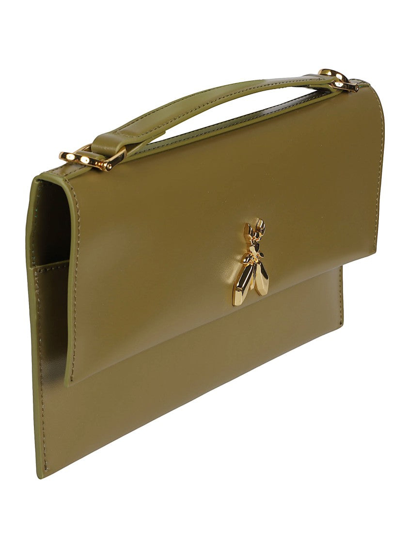 Patrizia Pepe New Clutch Insect Detail Calfskin Clutch