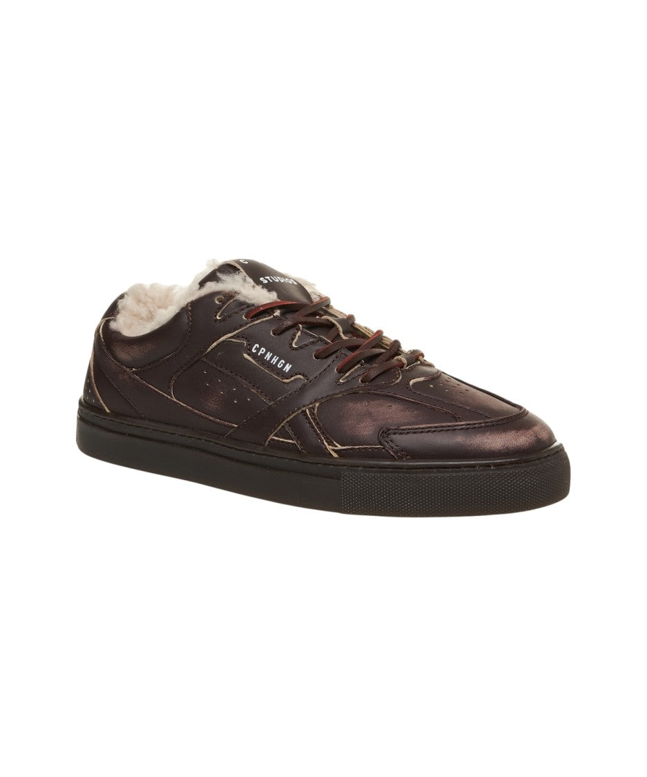 Copenaghen Suede Sneakers With Synthetic Fur Lining