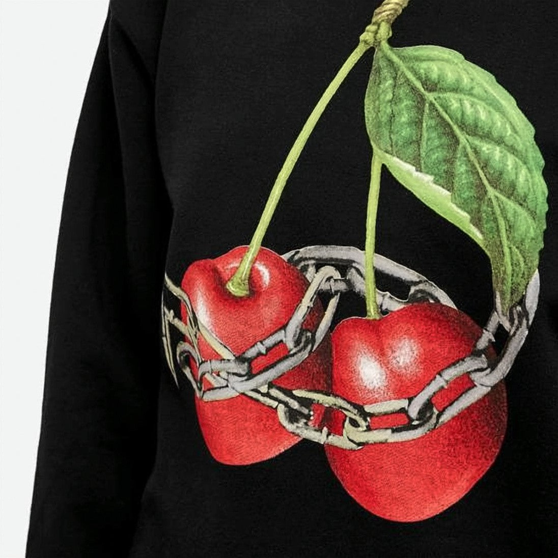 Undercover Graphic Long-Sleeve Top With Cherry Design