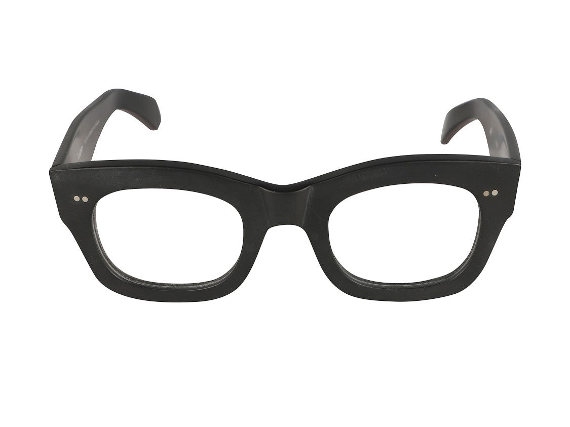 Kador Black Ariete Oversized Square Eyeglasses