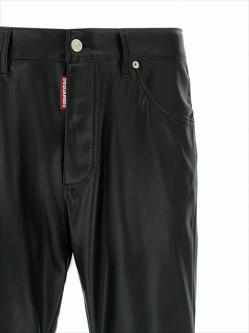 Dsquared2 Straight Fit Pants With Smooth Finish