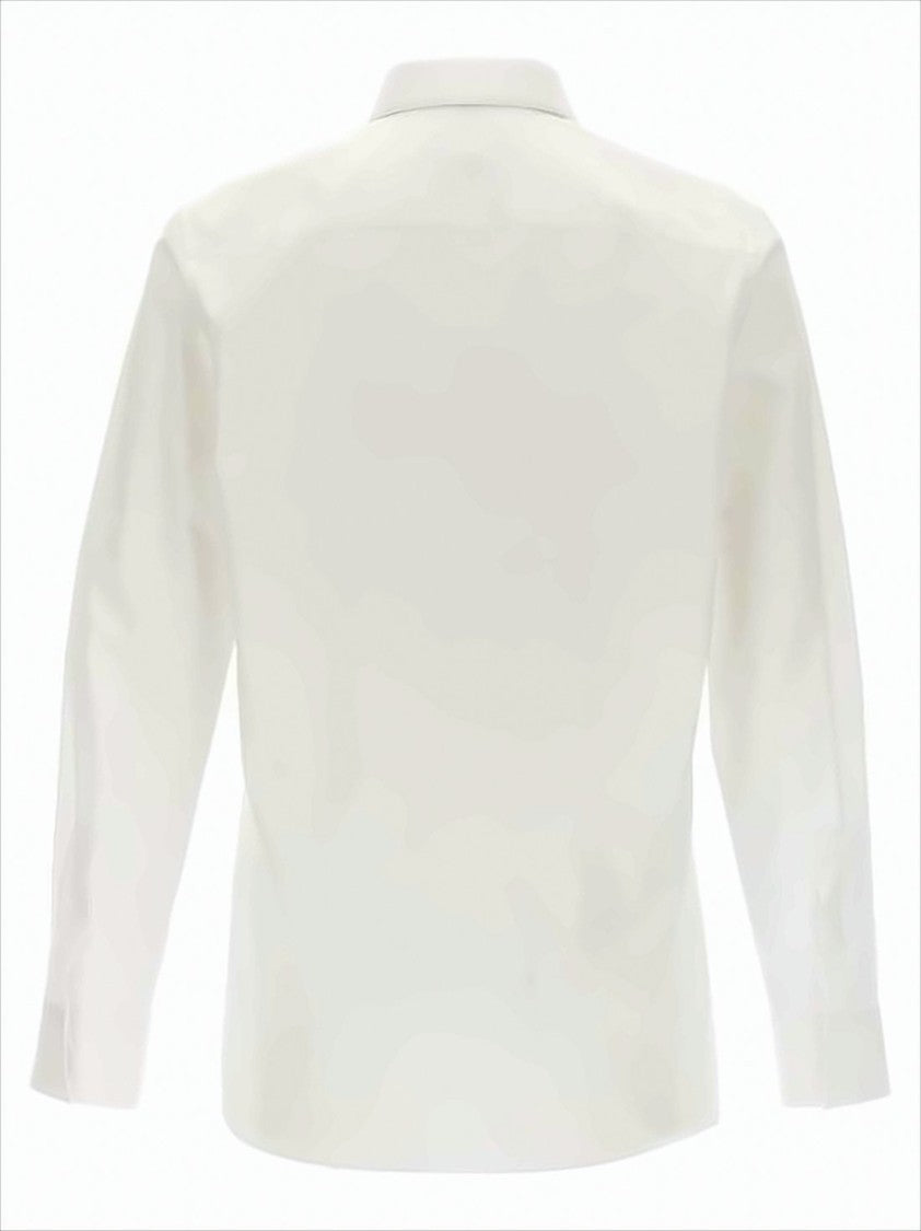 Givenchy Tailored Long-Sleeve Shirt With Concealed Placket And Minimalist Detail