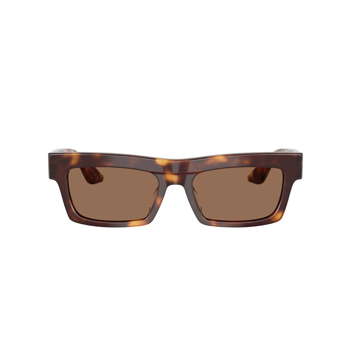 Oliver Peoples 0Ov5607su Bold Tortoiseshell Rectangular Sunglasses With Chunky Frame