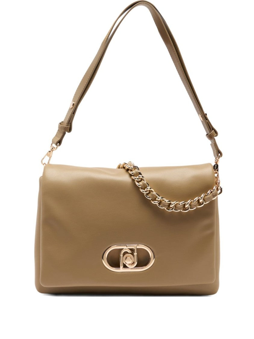 Liu Jo Light Brown Braided Chain Utility Bag
