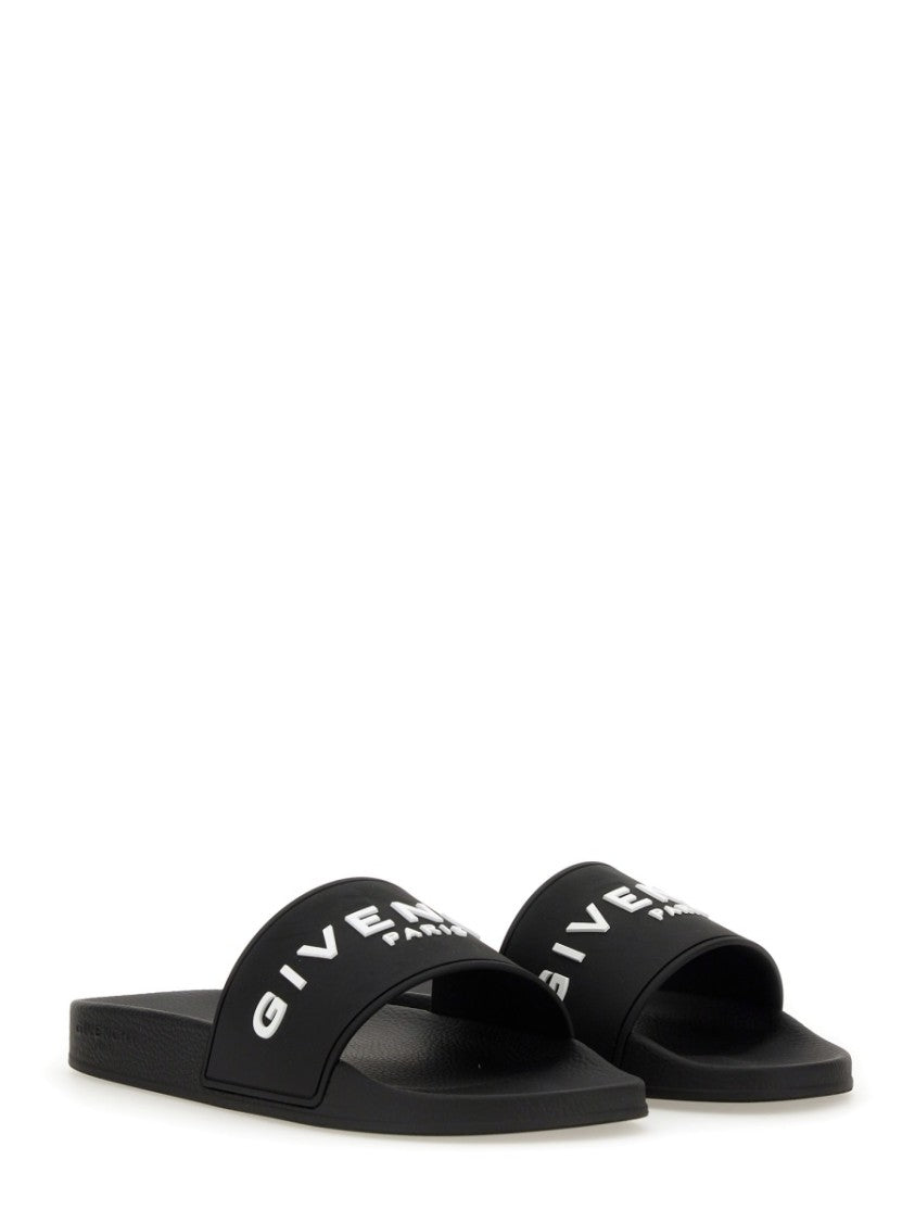 Givenchy Con Logo Sandal Slide