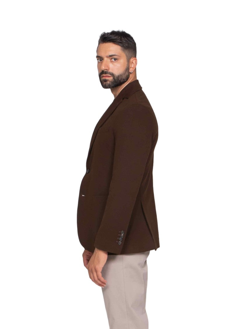 Circolo 1901 Fleece Jacket With Tailored Fit And Notch Lapels