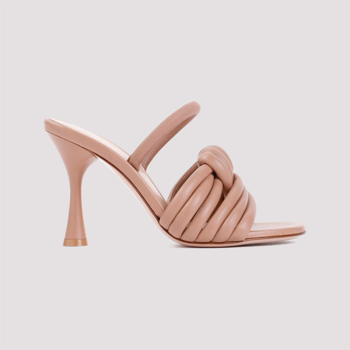 Gianvito Rossi Praline Brown Nappa Leather Sandal