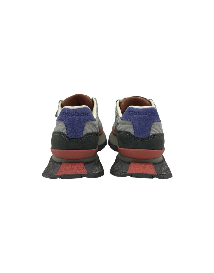 Reebok Classic Leather Ltd Grey/Green Sport Nylon Sneakers