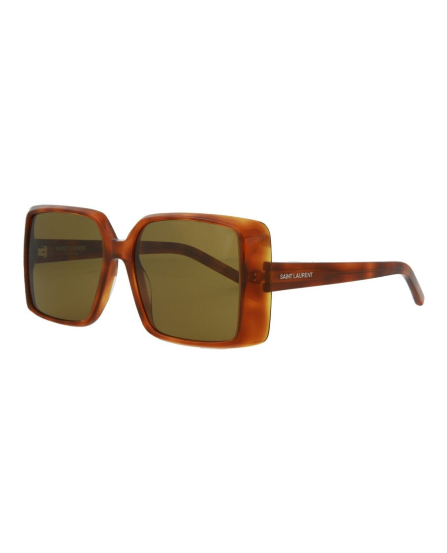 Saint Laurent Square-Frame Acetate Sunglasses