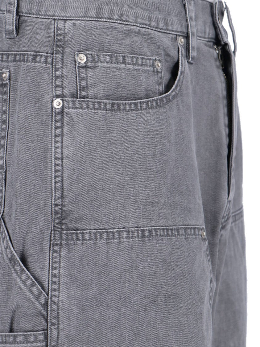 Tonywack Straight-Leg Cargo Shorts And Zip Fly Closure