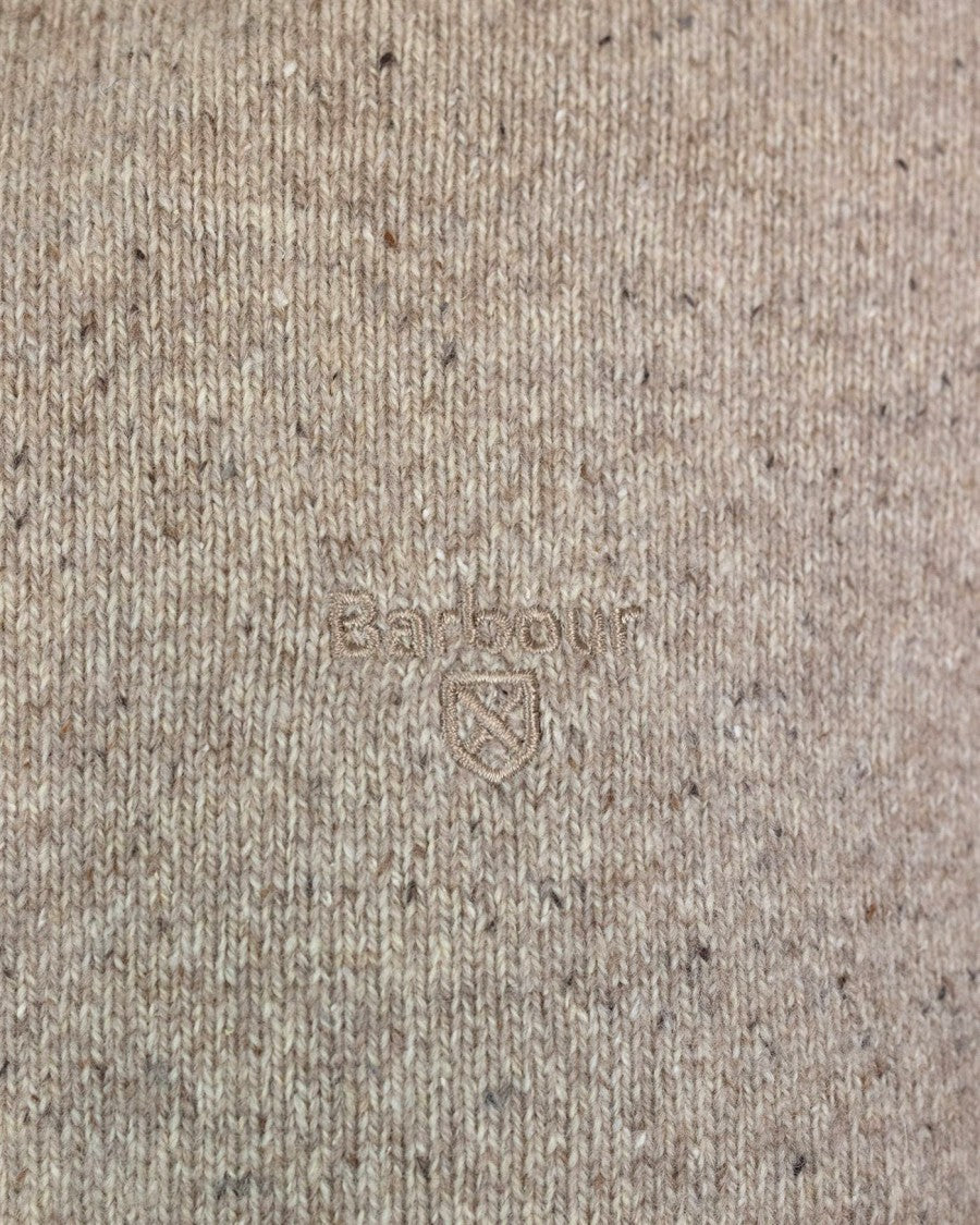 Barbour Beige Tisbury Essential Sweater