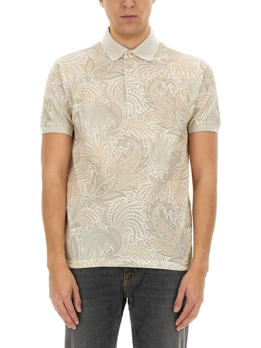 Etro Polo Shirt With Paisley Print