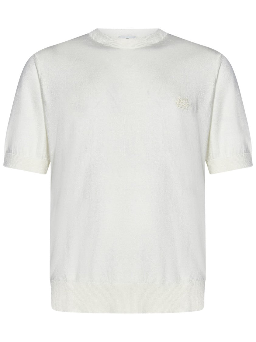 Etro Monogram Lightweight Cotton Knit T-Shirt