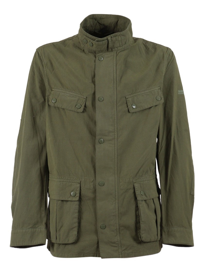 Barbour Garment Dyed Olive Utility Casual Jacket