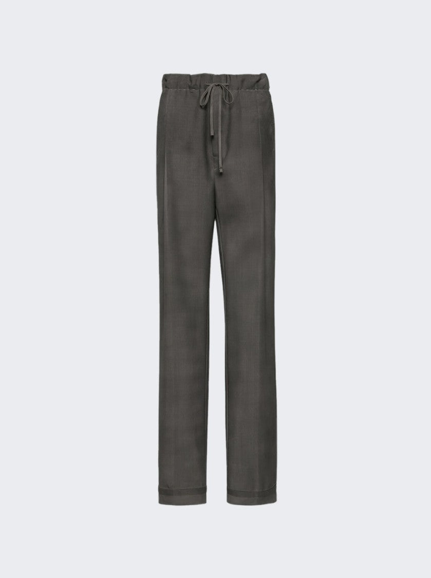 Maison Margiela Mohair Wool Trousers - Medium Grey