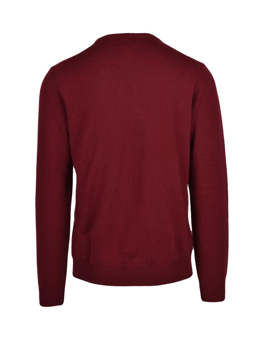 Gant Classic Fit Wool Crewneck Sweater With Ribbed Detailing