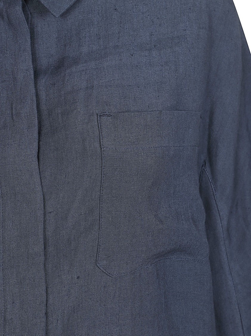 Max Mara Relaxed Fit Textured Linen Jacket