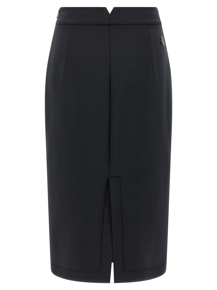 Moncler Genius Midi Skirt With Scuba-Effect Fabric