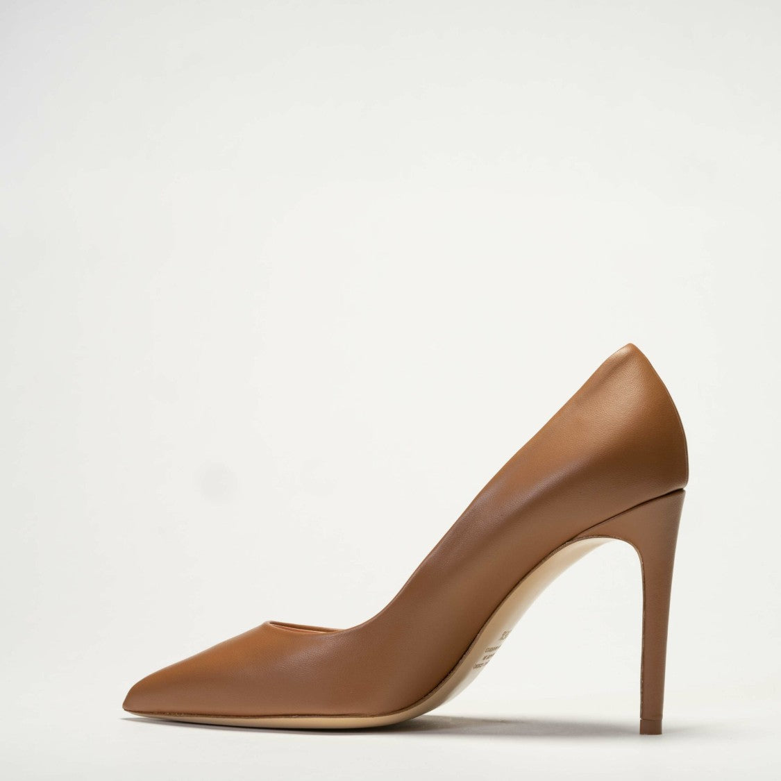 Ninalilou Brown Leather Pumps